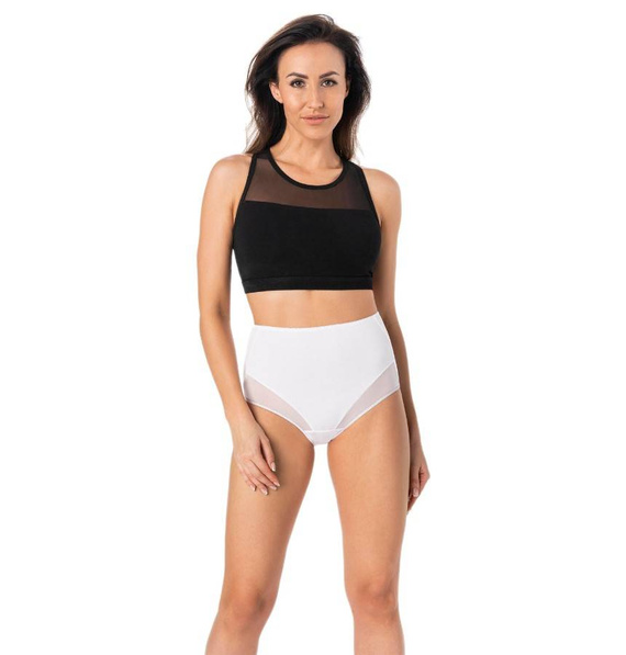 Figi z wysokim stanem 3-Pak 1123-3 Filly Teyli -  biały/czarny/beżowy