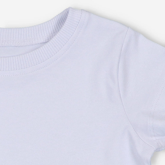 T-shirt dla chłopca KAR-2007/BIA Lagarto Verde biały