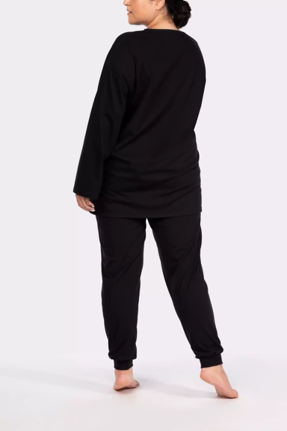 Piżama damska Homie longsleeve Mona black