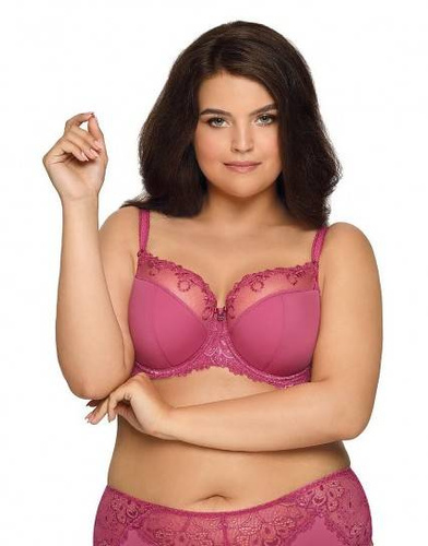 Biustonosz półusztywniany 1030 Ava - różowy