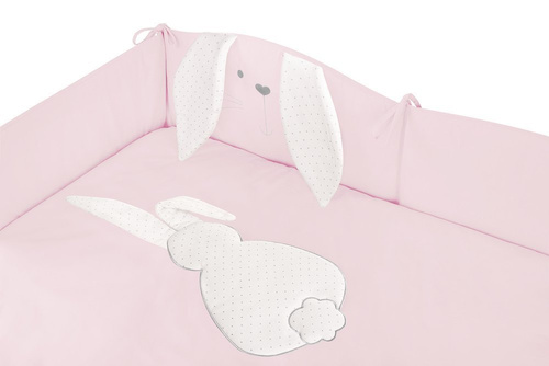 Pościel 3-elementy "TUPTUŚ" Belisima - róż 