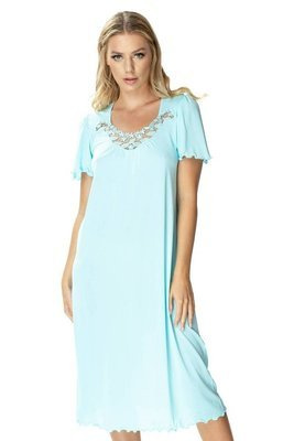 Koszula nocna damska 4112 Beatriz Mewa miętowy