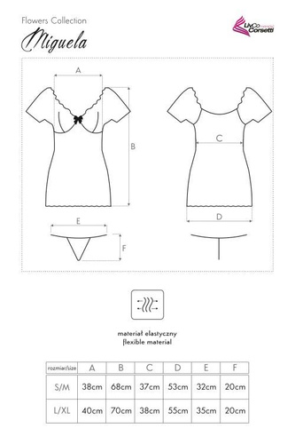 Komplet dwuczęściowy Miguela LC 30028 LivCo Corsetti Fashion