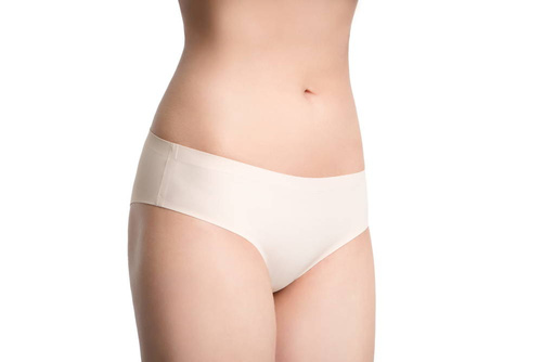 Figi damskie Brasil Panty Julimex - beżowy