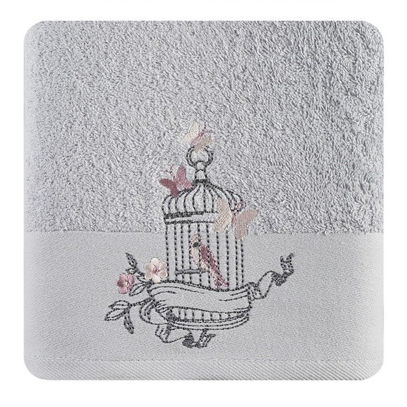 Ręcznik haftowany "MARISA" Eurofirany beżowy