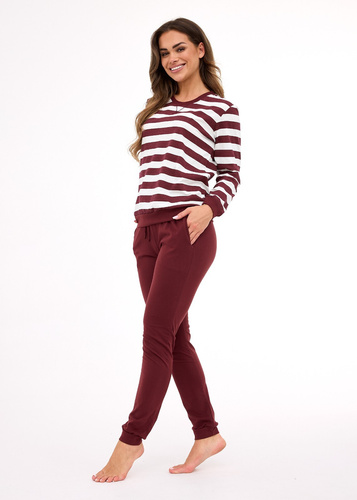 Bawełniana piżama damska 635/468 Molly 3 Cornette | Komfort i styl w paski