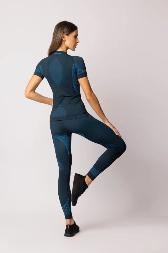 Legginsy damskie Breeze Spaio black/blue