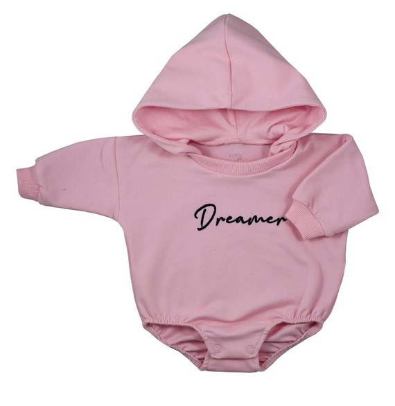 Body z kapturem Dreamer Koala -  jasny róż 