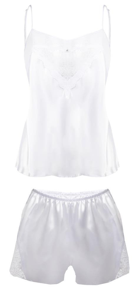 Doreen Komplet piżama damska DKaren - biały