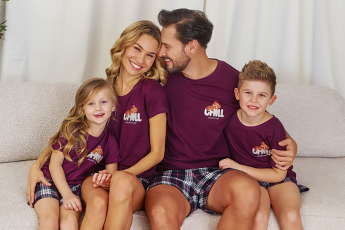 PM.7200 Piżama Damska Doctor Nap - burgundy