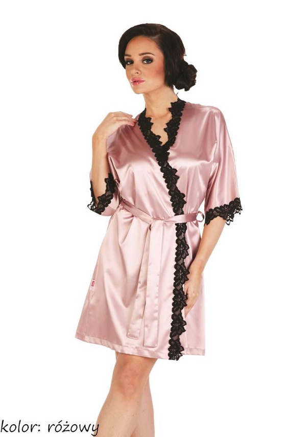 Szlafrok damski 929 Kleoree De Lafense - różowy