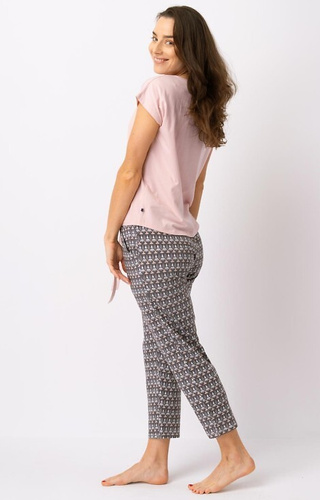 Piżama Damska LNS 722 Key - różowa