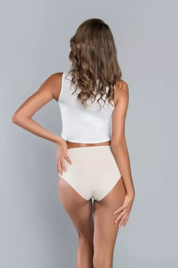 Figi damskie Salma Maxi Italian Fashion - pudrowy