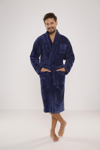 811 Plusz szlafrok męski De Lafense - jeans