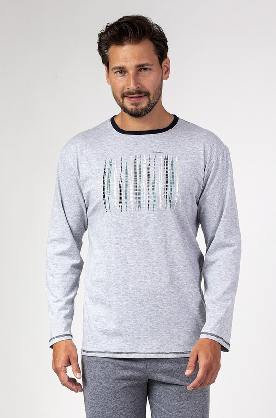 Piżama męska 472 Regina szary