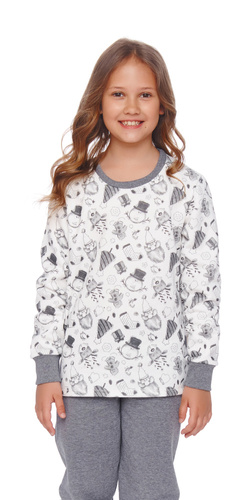 PDU.4548 "Snow" Piżama dziecięca Unisex Doctor Nap - snowman