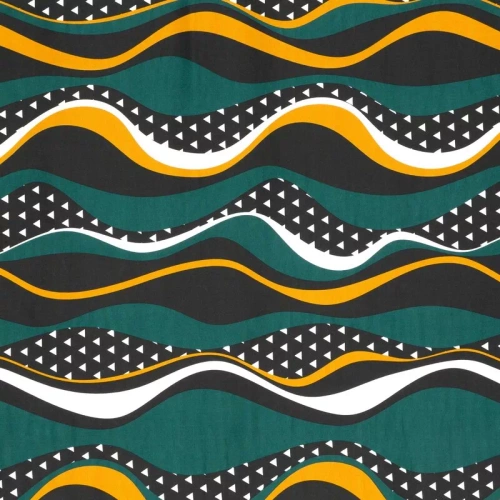 Pościel satynowa fale Nika 50 Eurofirany morski