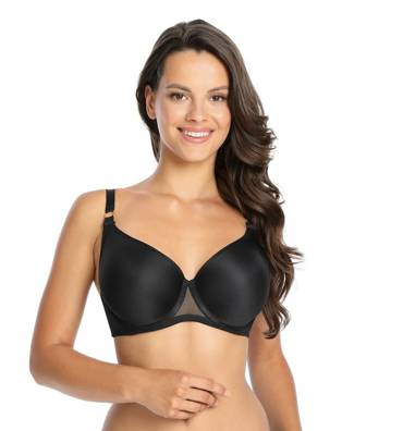 Biustonosz usztywniany BS 1082 Gaja Gaia -czarny