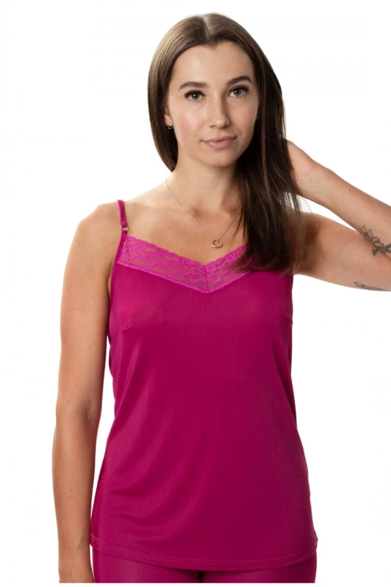 Koszulka piżamowa 86629 Oasis Mewa fuksja