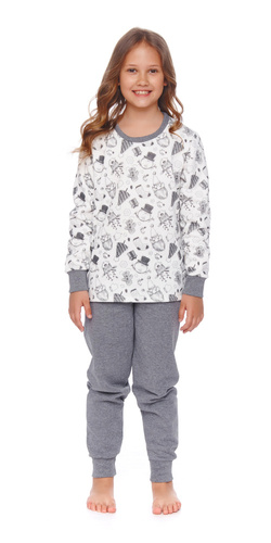 PDU.4548 "Snow" Piżama dziecięca Unisex Doctor Nap - snowman