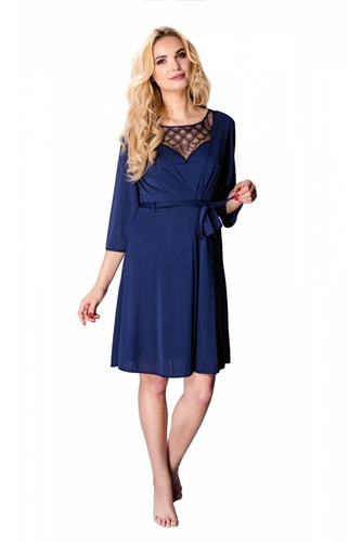 Szlafrok peniuar 86299 Passion Mewa turkusowy 