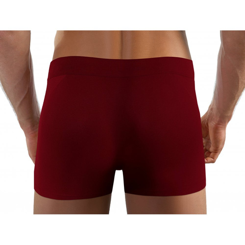 Bezszwowe bokserki męskie BM07 Solar Sesto Senso - bordowy 