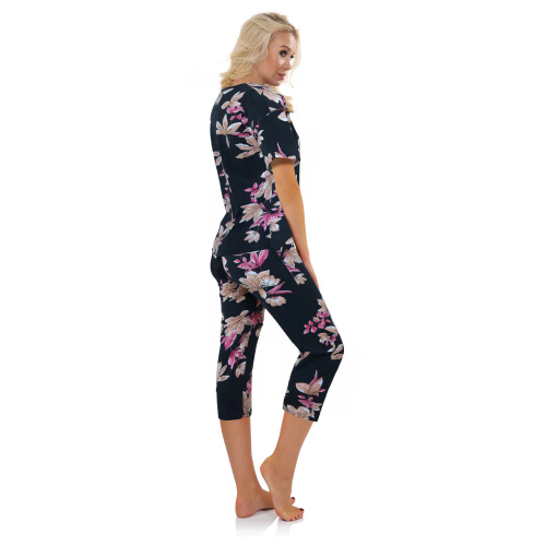 Piżama damska 2594/10 Sesto Senso granatowy 