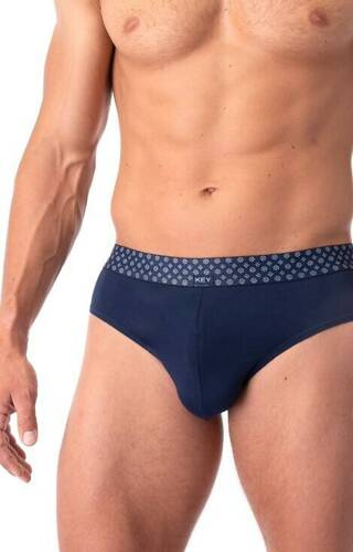 Slipy męskie MPP 231 2-pak Key - granat-oliwka