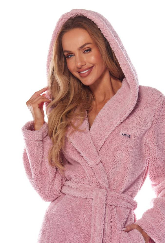 Szlafrok Damski pluszowy 2204 Brandi L&L - baletowy