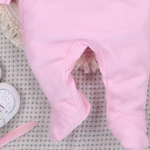 Pajac niemowlęcy Happy Animals Nini – 100% bawełna organiczna, bezniklowe napy, polska produkcja