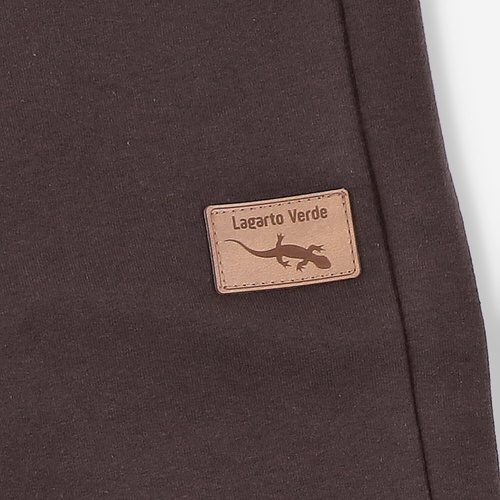 Lagarto Verde spodnie dresowe dla chłopca czekoladowy– bawełniane, wygodne, trwałe