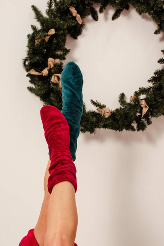 Gładkie skarpetki 553/554 Wellsoft De Lafense - zielony