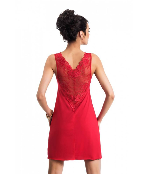 Kristina koszulka nocna Donna czerwony