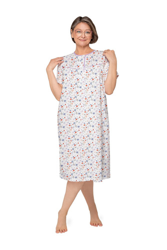 Koszula nocna damska Bogna 203 I Martel niebieski