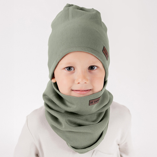 Nicol Yogi Bear 218269 – bawełniany komin dziecięcy khaki