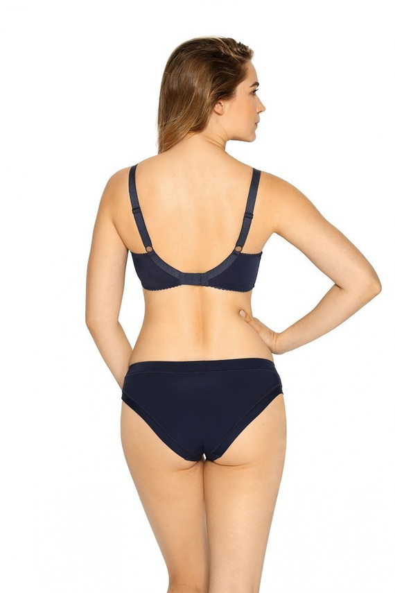 Figi Brazyliany Damskie GFP 985 Susanna Gaia granatowy kwiaty