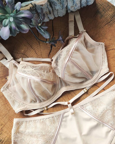 Biustonosz miękki 19092 Delice Mediolano beige 