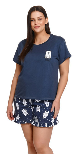 PM.4219 Piżama Damska Doctor Nap - deep blue