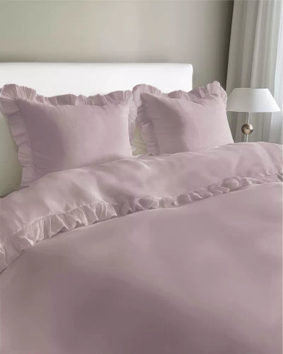 Pościel bawełniana Pure 23 jednobarwna Detexpol różowy