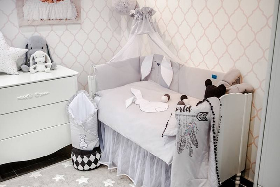 Pościel 3-elementy "TUPTUŚ" Belisima - róż