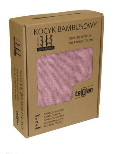 Kocyk bambusowy Two Left Terjan - Deep Pink