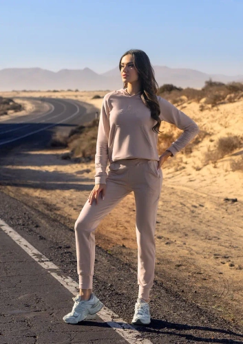 Komplet dresowy Seattle H1 Dkaren - beżowy