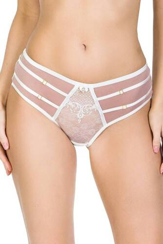 Figi damskie pełne 19118 Light Creme Mediolano milk