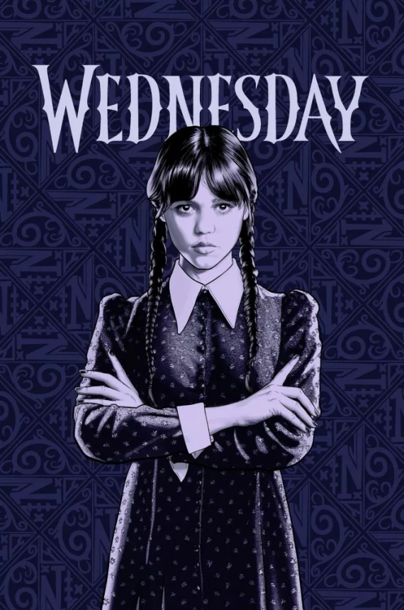 Kocyk z mikrofibry pled dziecięcy Wednesday Jerry Fabrics