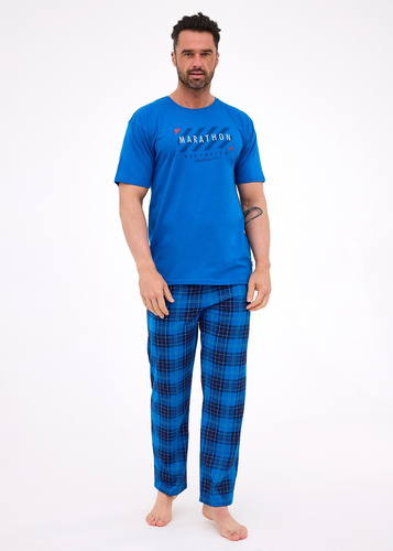 Cornette 134/303 Marathon 3  – piżama męska z bawełny, krótki rękaw, wygodna i oddychająca