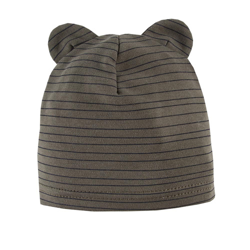 Czapka niemowlęca z uszkami 3-pak Good Day Eevi - granatowy/zielony/beżowy