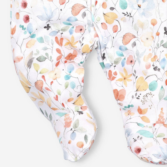 Pajacyk z bawełny organicznej Bicycle Nini druk