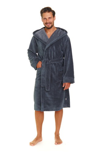 SWW.7135 Szlafrok damski Doctor Nap - grey