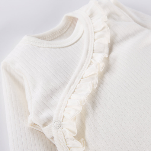 Body kopertowe prążkowane Ceremony Eevi - ecru