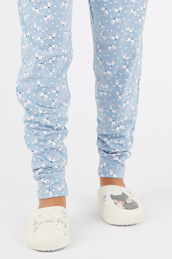 Fixy Sorbetto ecru – miękkie kapcie damskie z aplikacją 3D i antypoślizgową podeszwą